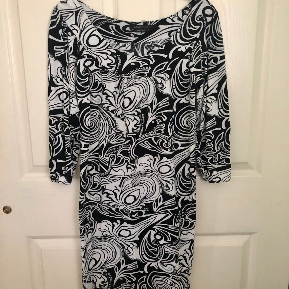BCBG MaxAzria Cotton Knit Tunic / Mini Dress